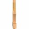 Ekena Millwork Redmond Rough Sawn Timber Gable Bracket, Western Red Cedar, 60"W x 38"H x 4"D x 6"F, 15/12 Pitch GBW060X38X0406RED00RWR - alternate 5